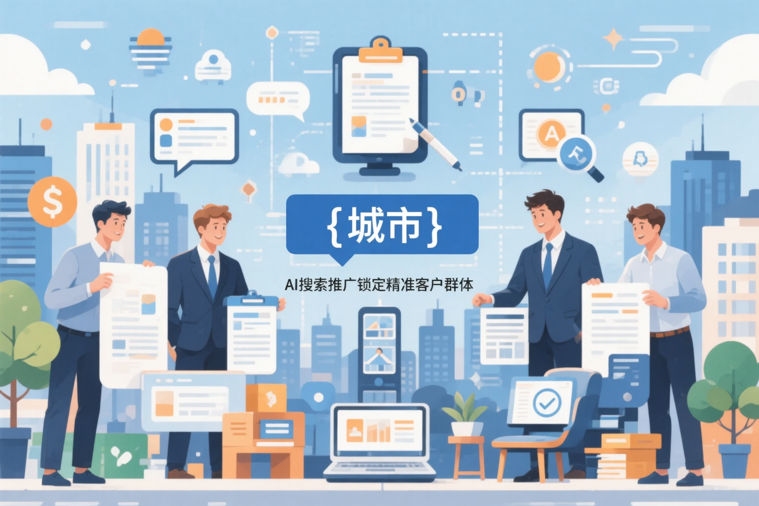 呼和浩特公司如何用AI搜索推广锁定精准客户群体
