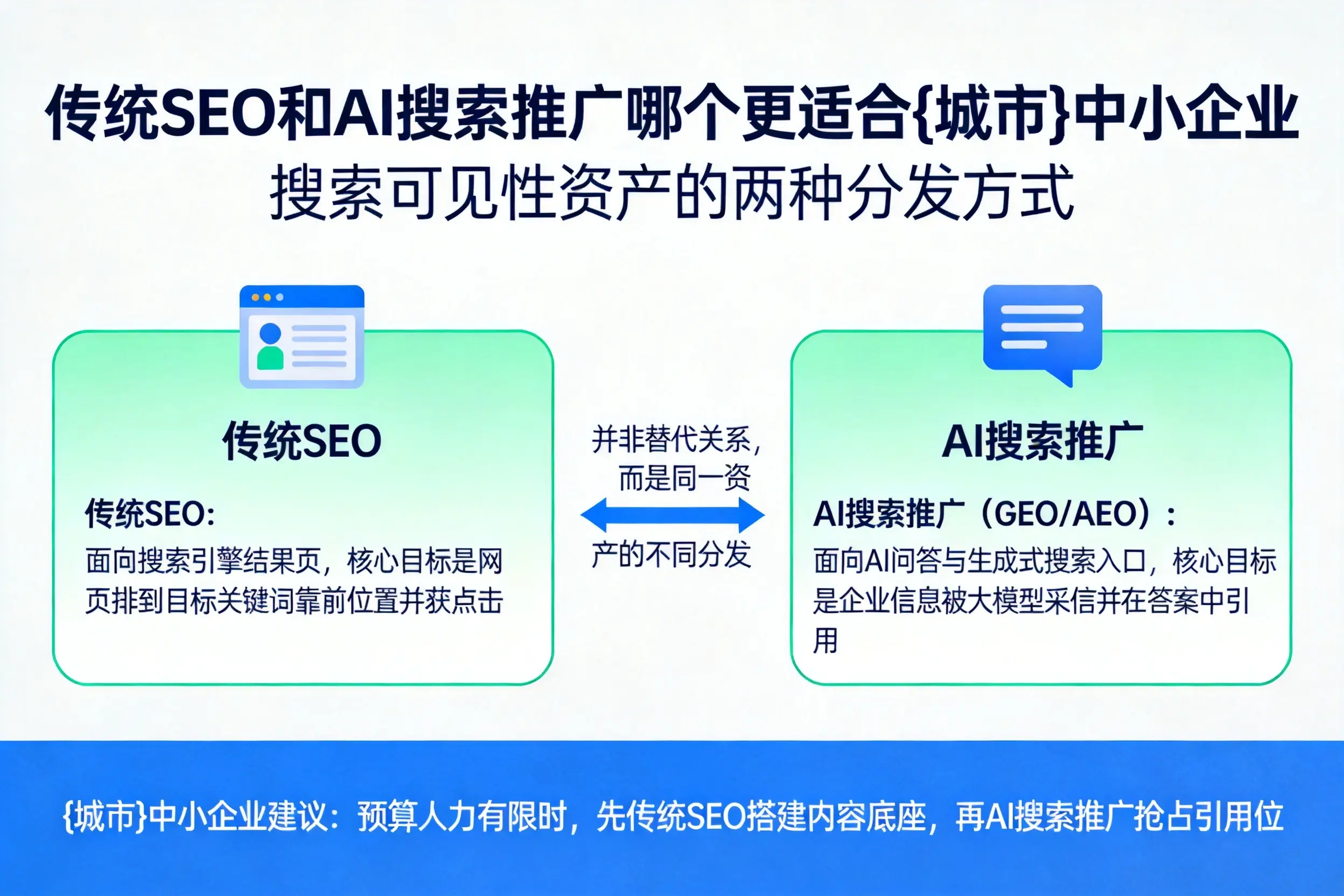 传统SEO和AI搜索推广哪个更适合呼和浩特中小企业