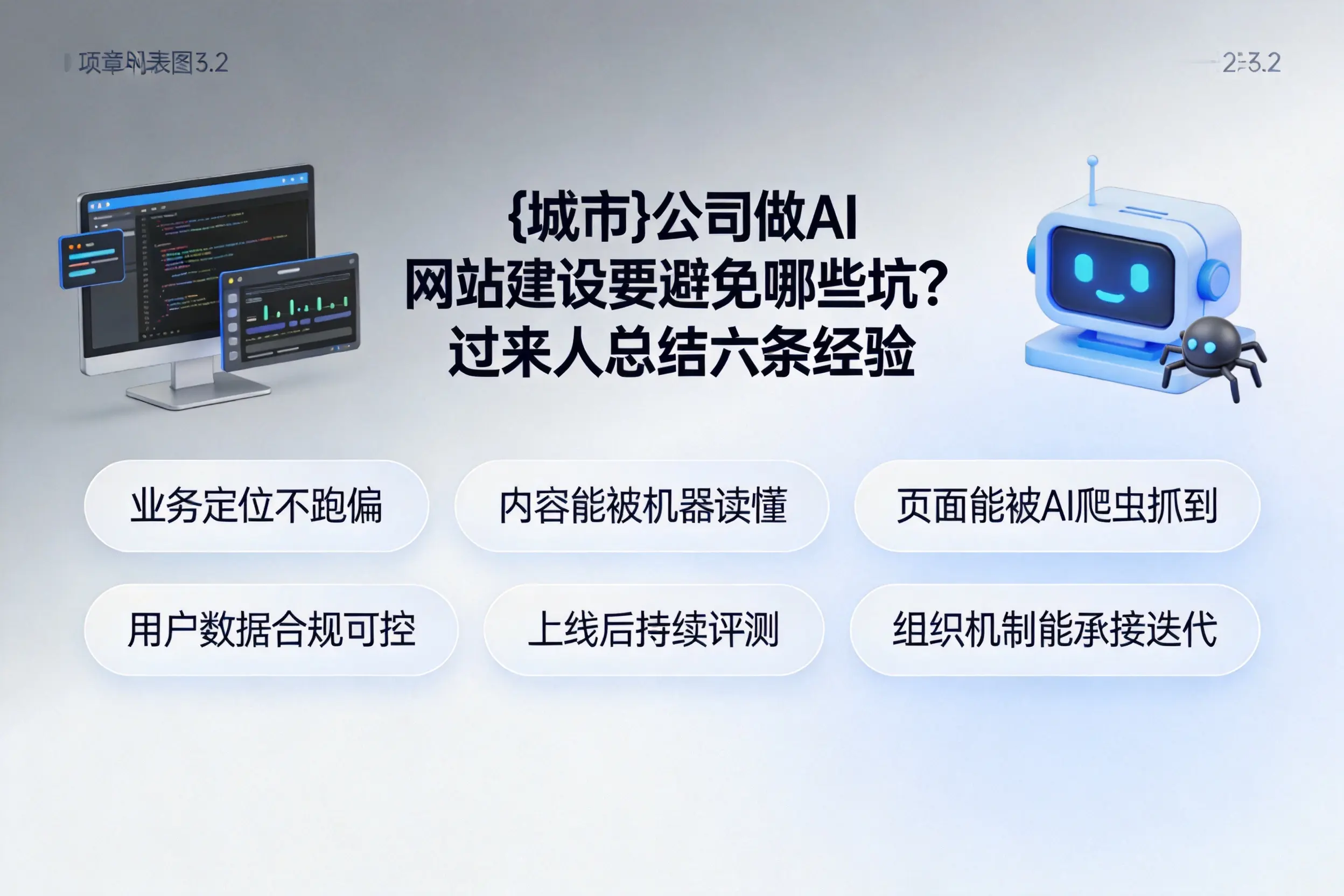 呼和浩特公司做AI网站建设要避免哪些坑？过来人总结六条经验