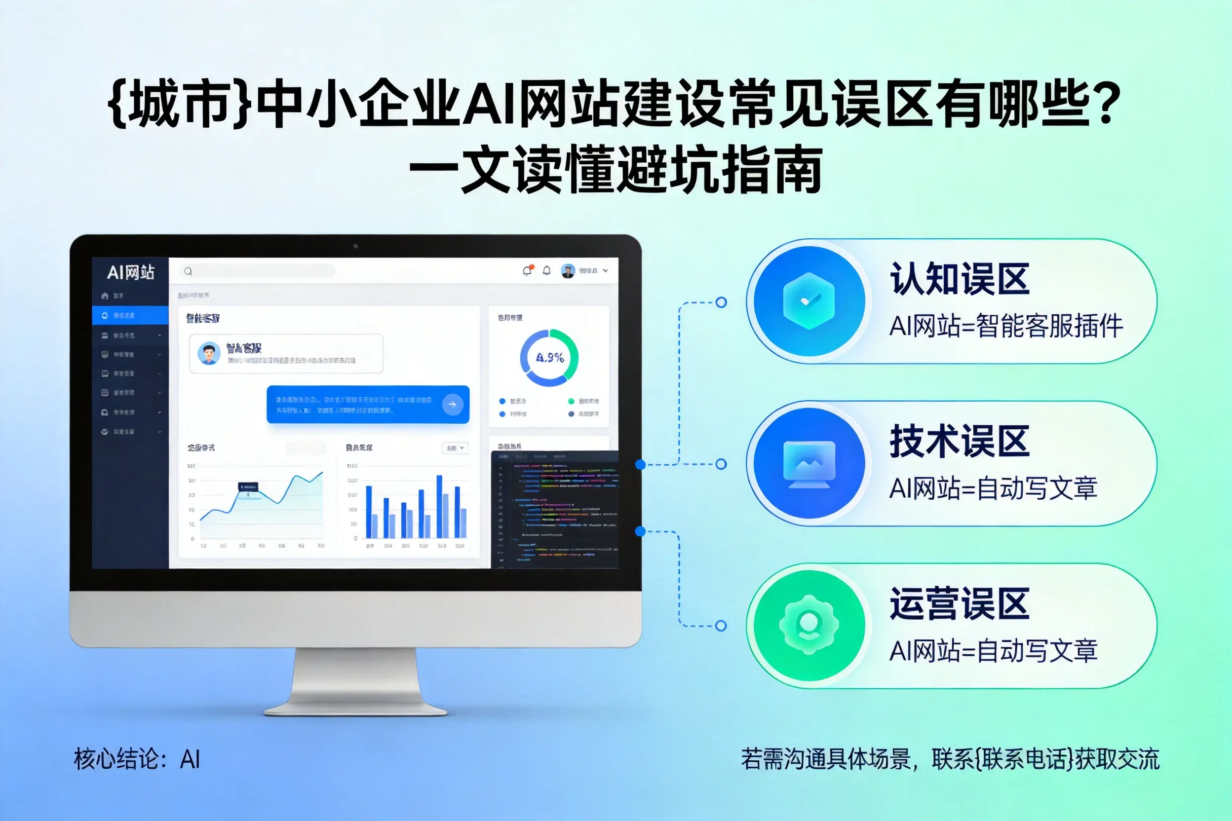 呼和浩特中小企业AI网站建设常见误区有哪些？一文读懂避坑指南