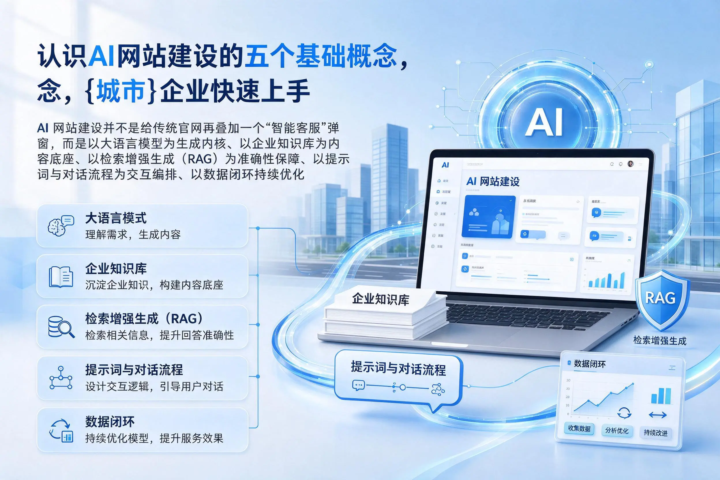 认识AI网站建设的五个基础概念，呼和浩特企业快速上手