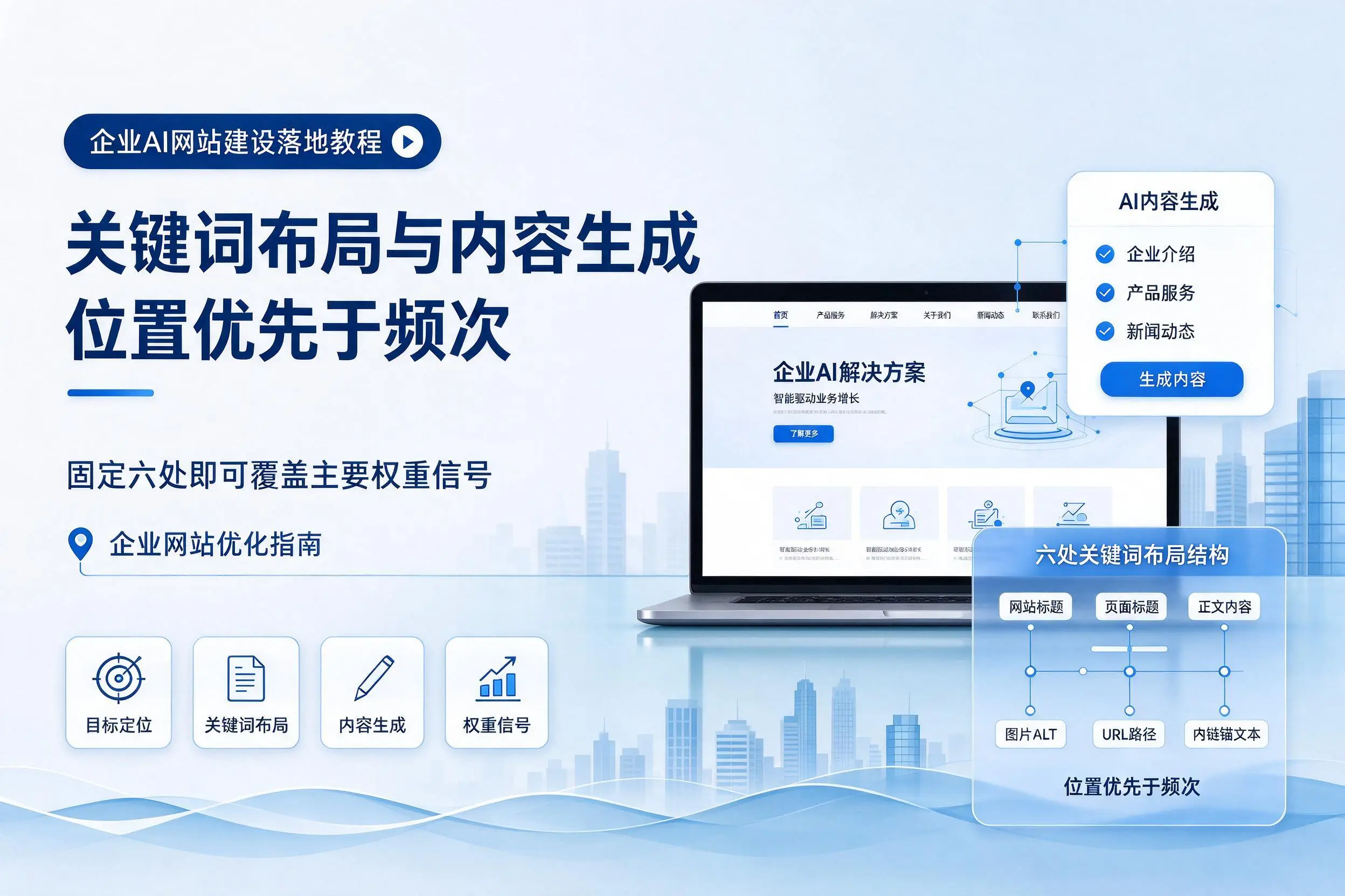 呼和浩特企业AI网站建设落地教程：关键词布局与内容生成